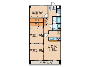 プレステ－ジ高間の物件間取画像